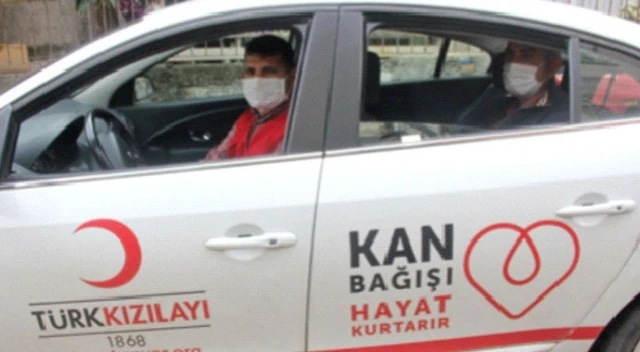 Kan bağışçılarına özel araçla servis