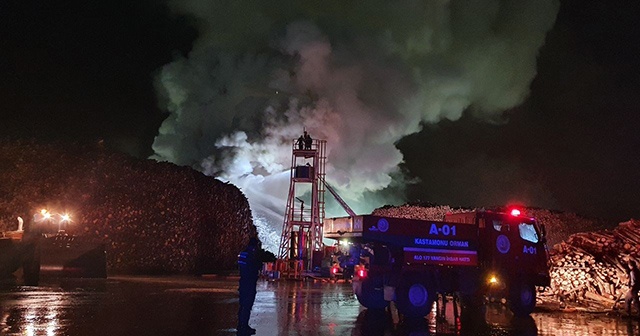 Kastamonu’da entegre fabrikasında yangın