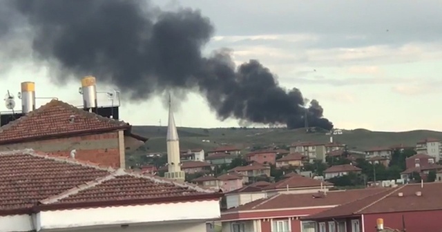 Kırıkkale&#039;de çöplükte çıkan yangın korkuttu