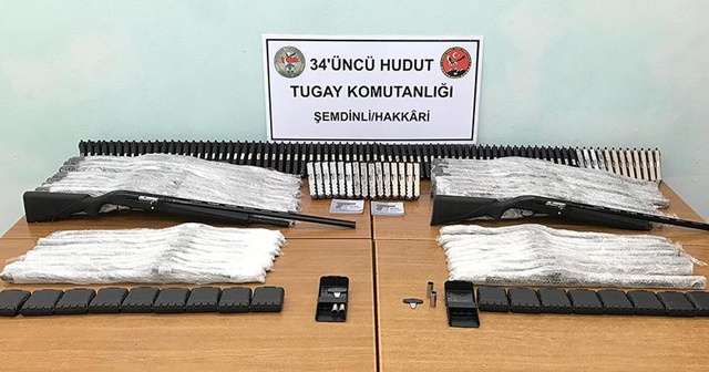 MSB: Hudut hatlarında çok sayıda silah ve gümrük kaçağı sigara ele geçirildi