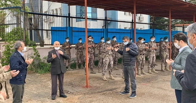 PÖH'ler Tunceli'den El-Bab'a dualarla uğurlandı