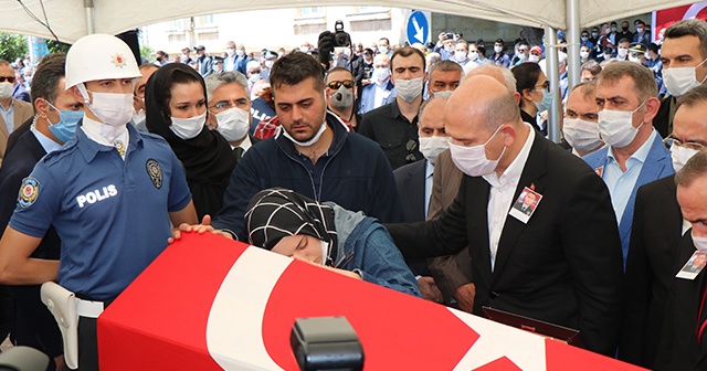 Şehit polis memuru Atakan Arslan son yolculuğuna uğurlandı