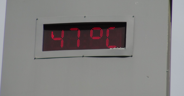 Siverek&#039;te sıcaklıklar 47 dereceye ulaştı