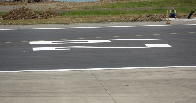 Trabzon Havalimanı&#039;nda pist yenileme çalışmalarında sona gelindi
