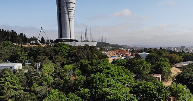 Yeni Çamlıca kulesinde yangın paniği