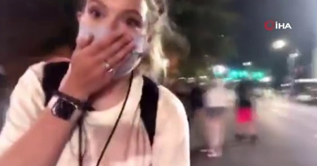 ABD’deki protestolarda muhabir kapkaça uğradı