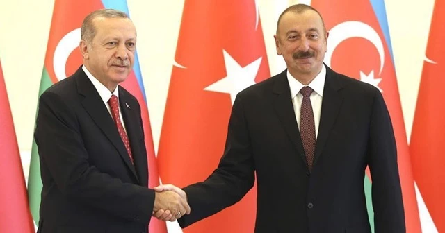 Aliyev&#039;den Cumhurbaşkanı Erdoğan&#039;a kutlama