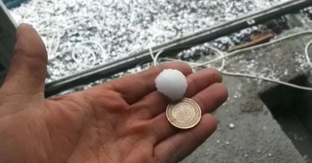 Ardahan’ı dolu vurdu