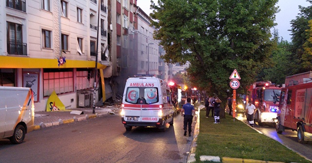 Bahçelievler&#039;de bir binada patlama meydana geldi