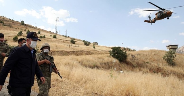 Bakan Akar: Şu ana kadar 41 terörist etkisiz hale getirildi