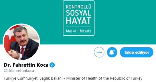 Bakan Koca, 'Kötü örneğe son bir kez bakın' dedi ve değiştirdi