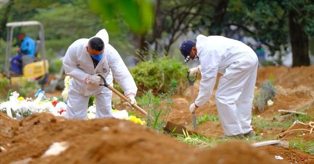 Brezilya'da Kovid-19 nedeniyle 1274 kişi hayatını kaybetti