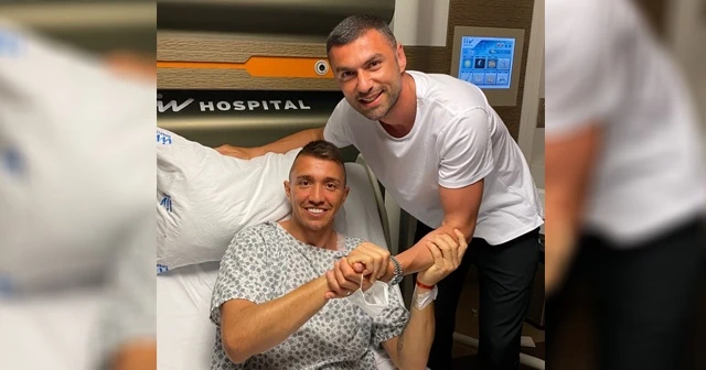 Burak Yılmaz'dan Muslera'ya ziyaret