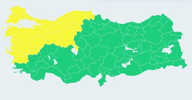 Bursa için meteorolojiden yarın da &#039;sarı&#039; uyarı geldi