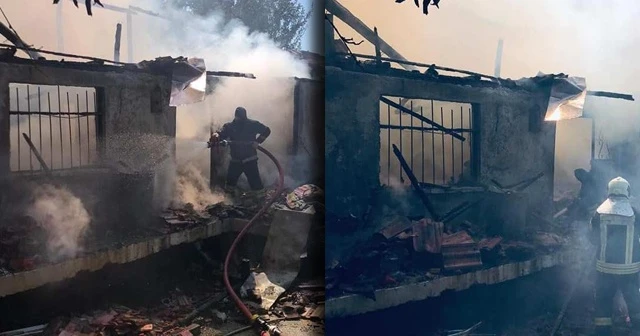 Çocukların ateşle oyunu evi küle çevirdi