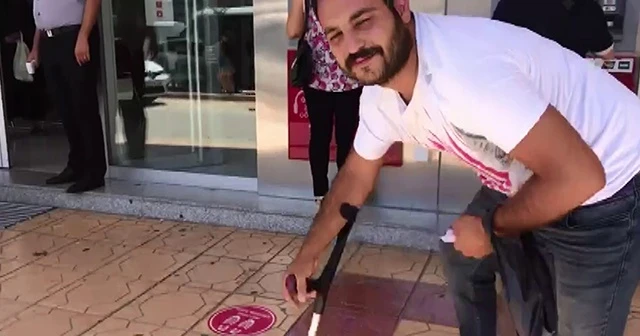 Dilenci yakalanınca bastonsuz yürümeye başladı