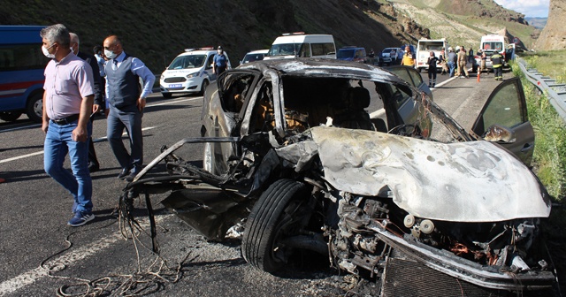 Erzurum’da feci kaza: 2 ölü, 3 yaralı