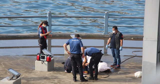 Galata Köprüsü’nde denizden erkek cesedi çıktı
