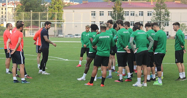 Giresunspor, Adana Demirspor maçı hazırlıklarını sürdürüyor