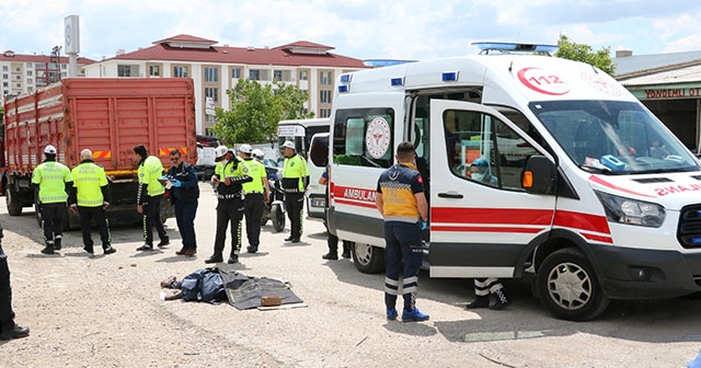 Kamyonun altında kalarak hayatını kaybetti