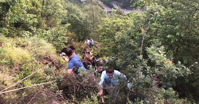 Karabük’te otomobil 200 metre uçurumdan aşağıya uçtu: 1 yaralı