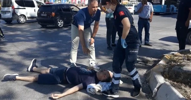 Kaza geçiren baba oğlunu sınava gönderdi