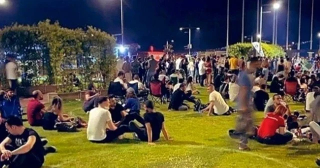 Kordon'da sosyal mesafe kurallarına uymayan 8 kişiye ceza kesildi