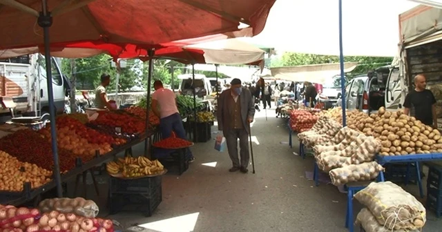 Normalleşme sürecinde halk pazarları boş kaldı