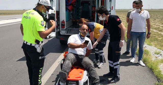 Sağlık ekipleriyle yaralı arasında ilginç diyalog