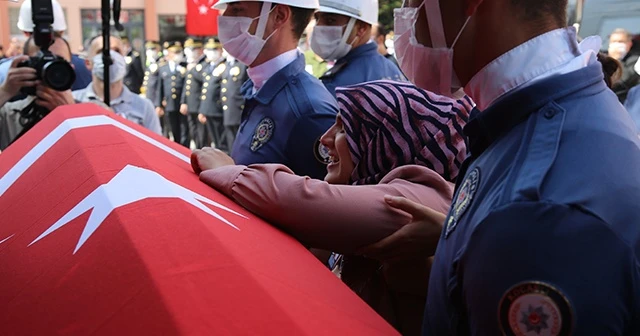 Şehidin eşinden en acı veda; “Seni seviyorum Fatih”