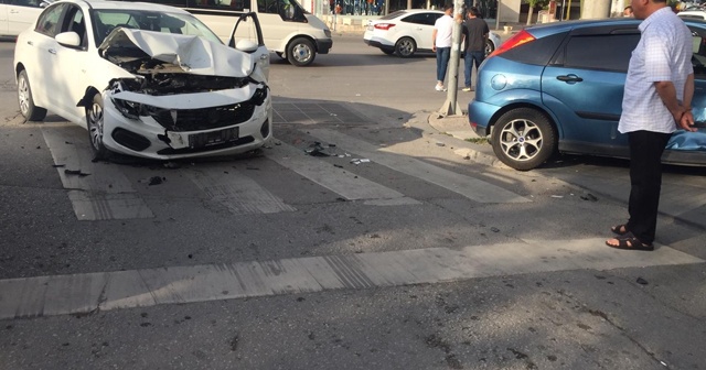 Sincan'da trafik kazası:1 yaralı