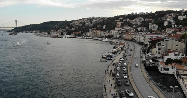 Sokağa çıkma kısıtlaması olmayınca Bebek Sahil hareketlendi