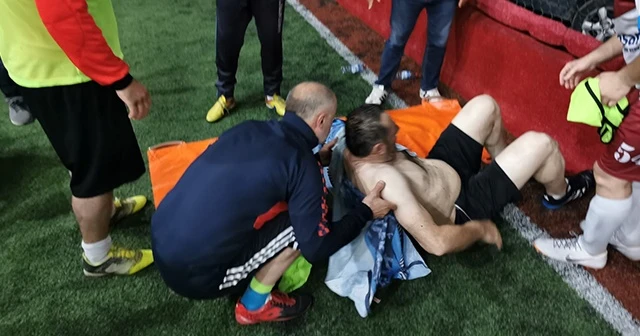 Yasak olmasına rağmen gittiği halı sahada kalp krizi geçirdi