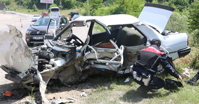 Zonguldak-Ankara karayolunda feci kaza: 1 ölü, 4 yaralı