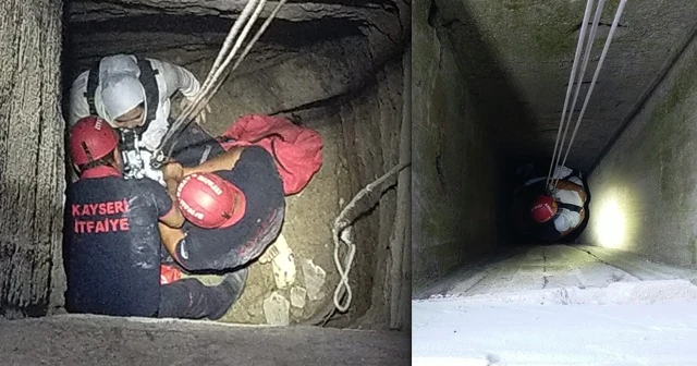 15 metrelik kuyuya düşen genç kız yaralı olarak kurtarıldı