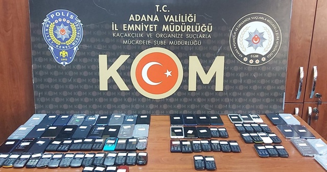 Adana’da kaçakçılık operasyonu: 8 gözaltı