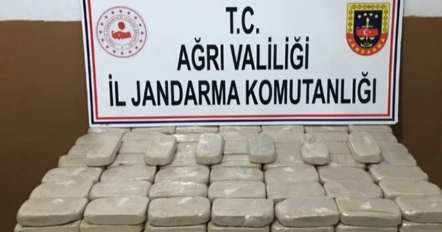 Ağrı&#039;da 53 kilo eroin ele geçirildi