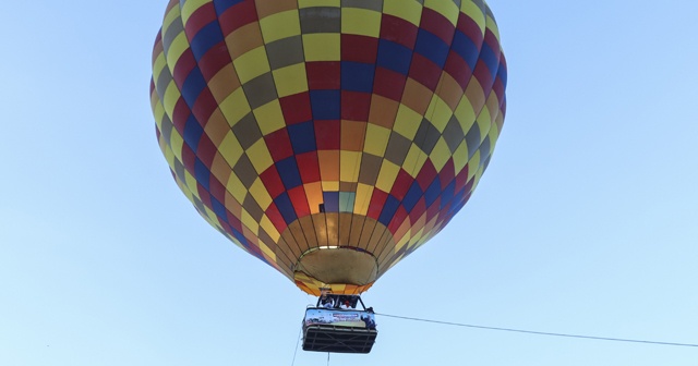 Ankaralılar Başkent’i sıcak hava balonu ile seyretti