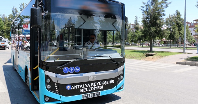 Antalya&#039;da 15 Temmuz’da ulaşım ücretsiz