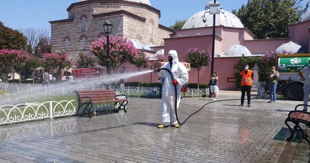 Ayasofya bayram namazına hazırlanıyor