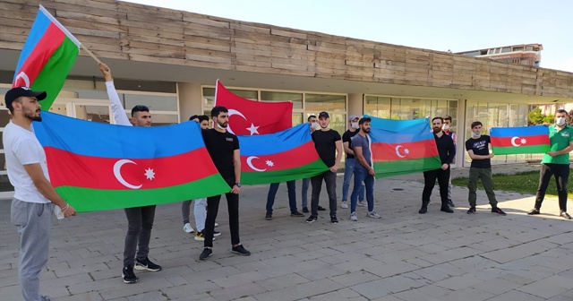 Azerbaycan Türklerinden Ermenistan’a tepki