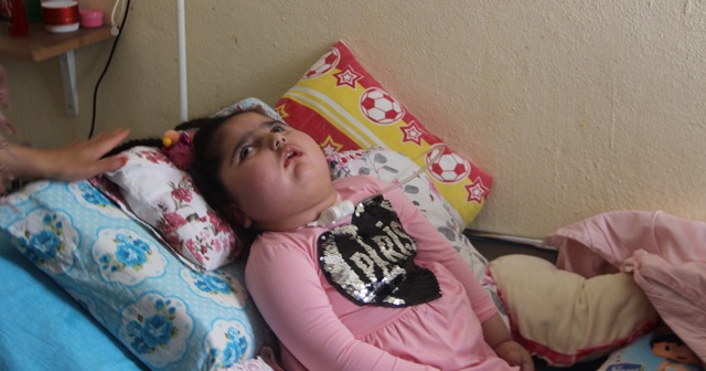 Bademcik ameliyatından sonra bitkisel hayata giren minik kızın yaşam mücadelesi