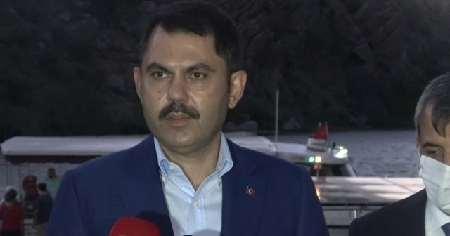 Bakan Kurum’dan tarihi bölgede tekne turu