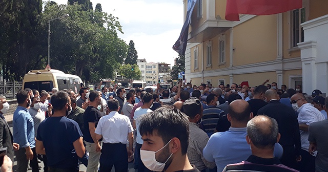 Bakırköy&#039;de pazarcı esnafı eylem yaptı