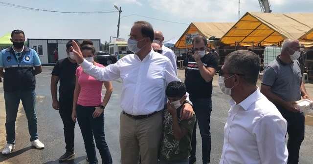 Beylikdüzü'nde kurban pazarına maskesiz girmek yasak