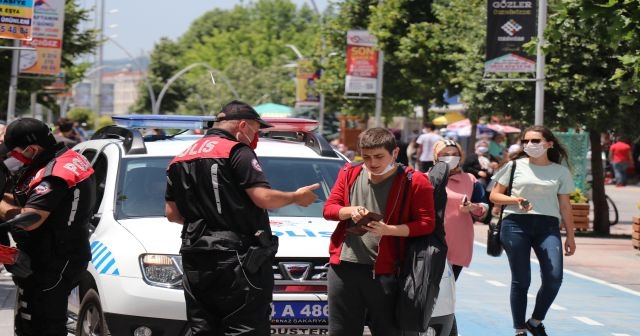 Bolu’da, maske takmayan 458 kişiye 412 bin lira para cezası