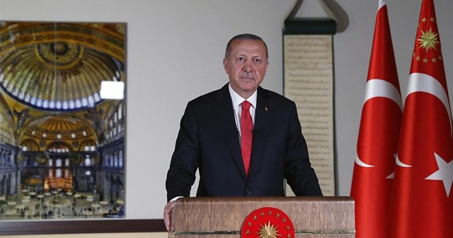 Cumhurbaşkanı Erdoğan: 24 Temmuz Cuma günü Ayasofya&#039;yı ibadete açmayı planlıyoruz