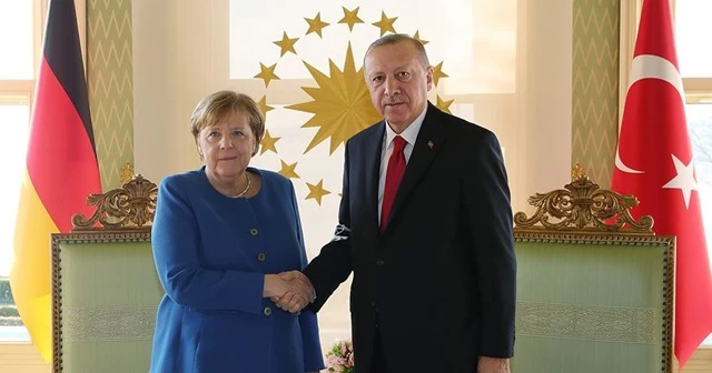 Cumhurbaşkanı Erdoğan, Almanya Başbakanı Merkel ile telefonda görüştü