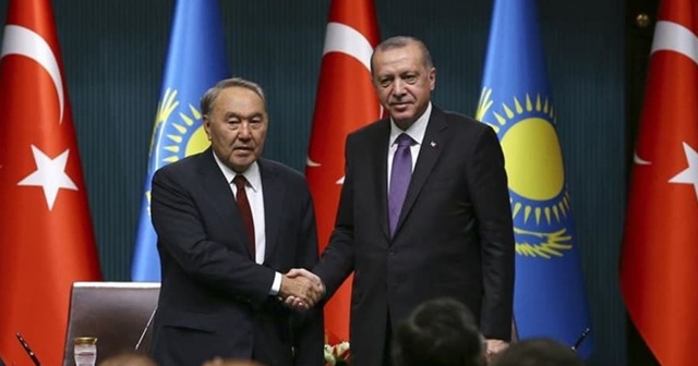Cumhurbaşkanı Erdoğan, Kazakistan Cumhurbaşkanı ile görüştü