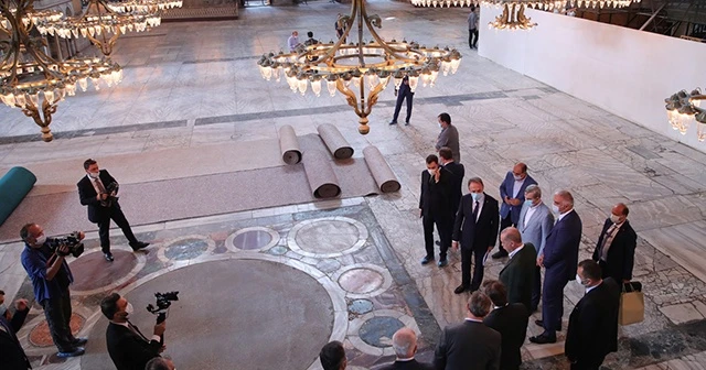 Cumhurbaşkanı Erdoğan, Taksim Camii ve AKM’de incelemelerde bulundu